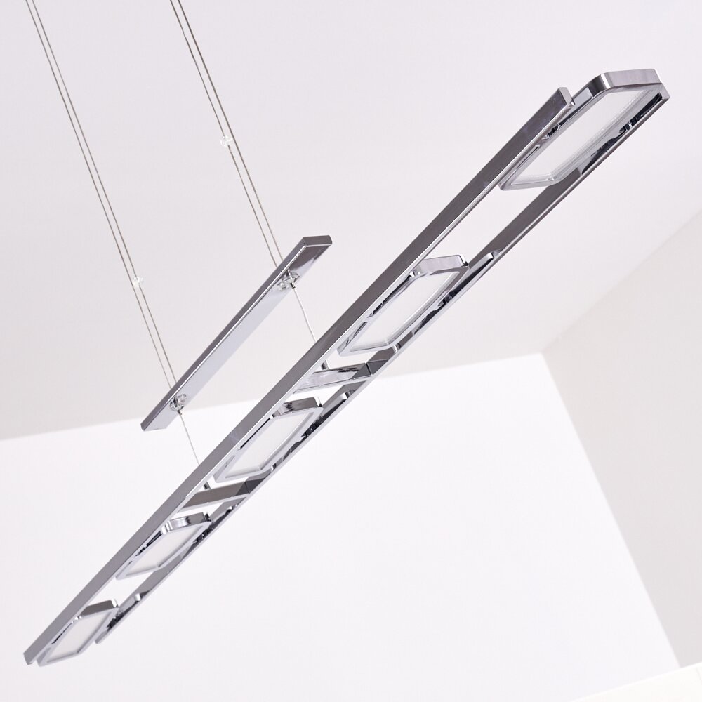 Gravendal Lampada a Sospensione LED Cromo, 5-Luci