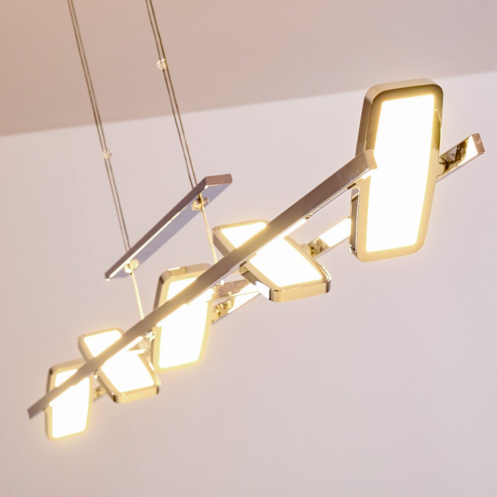 Gravendal Lampada a Sospensione LED Cromo, 5-Luci
