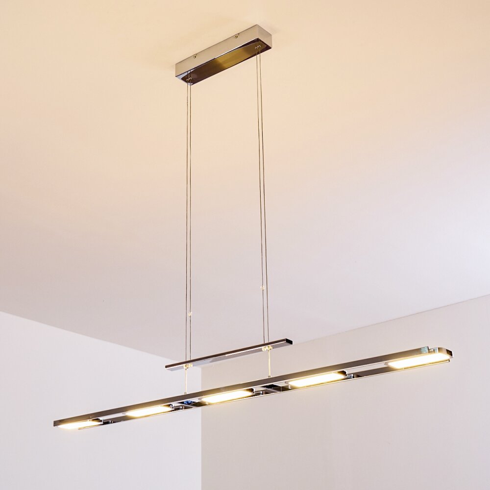 Gravendal Lampada a Sospensione LED Cromo, 5-Luci