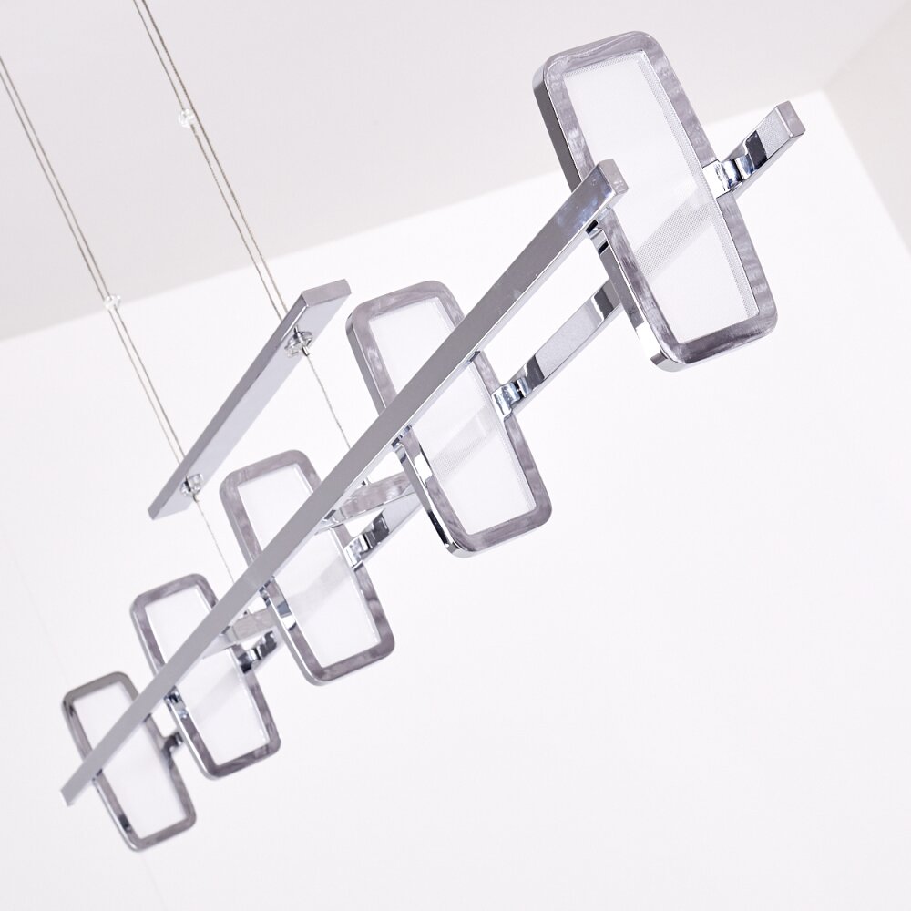 Gravendal Lampada a Sospensione LED Cromo, 5-Luci