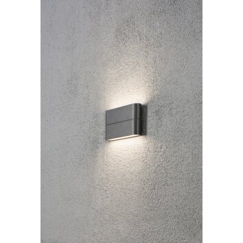 Konstsmide Chieri Applique LED Antracite, 2-Luci