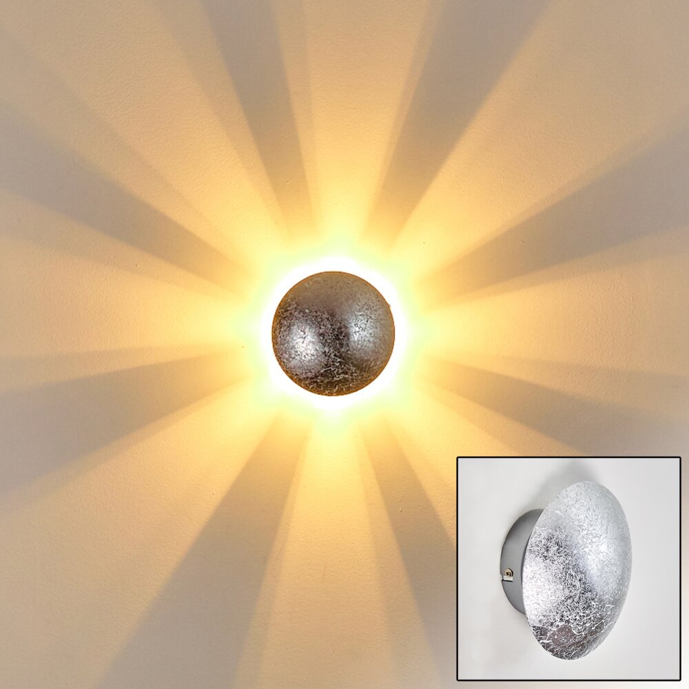 Mezia Applique Argento, 1-Luce main product photo