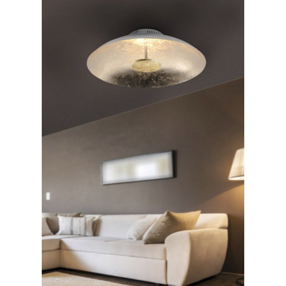 Paul Neuhaus PLATE Plafoniera LED Oro, 1-Luce