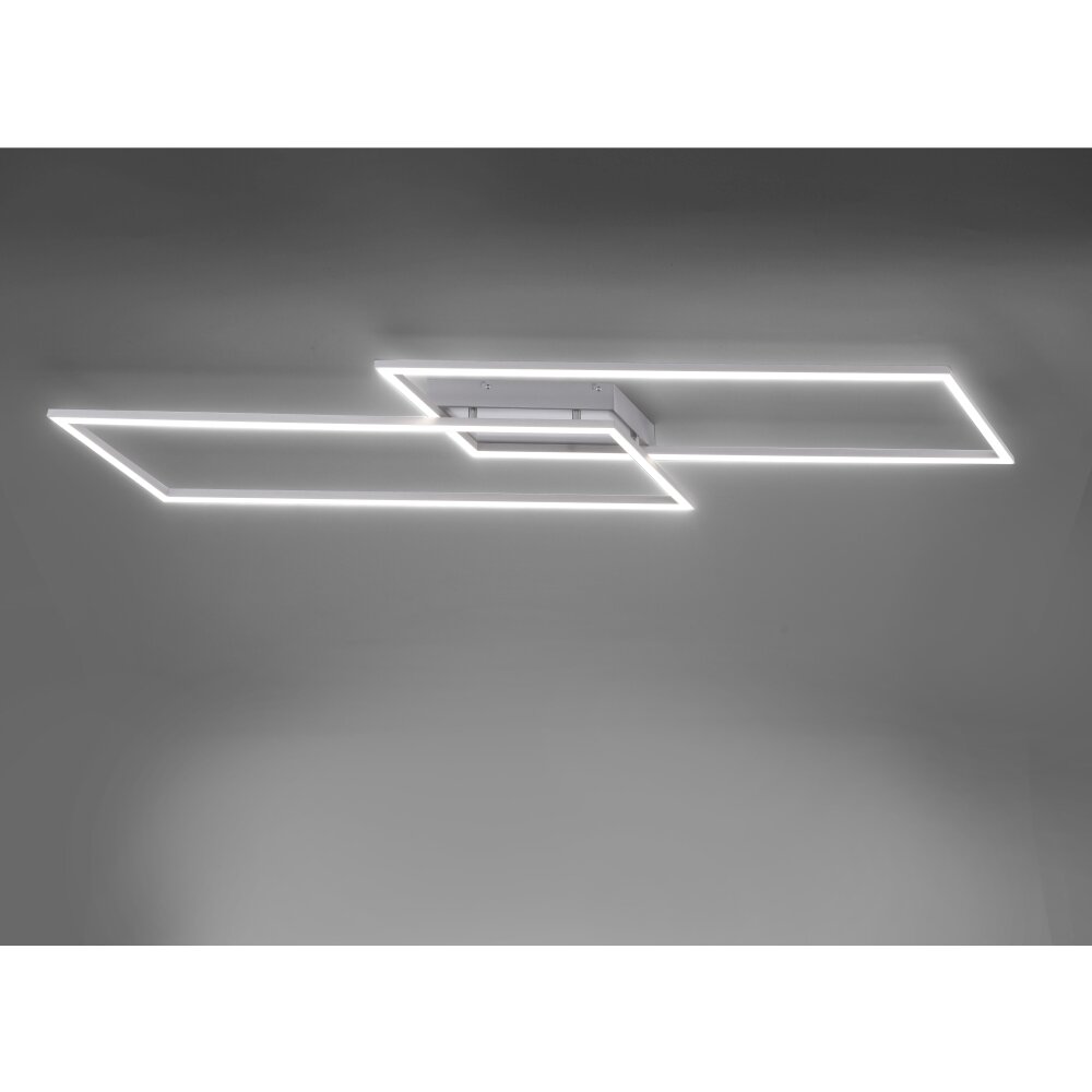 Paul Neuhaus INIGO Plafoniera LED Argento, 2-Luci