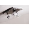 Brilliant LED Faretto da soffitto Cromo, Nichel opaco, Bianco, 3-Luci