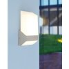 Lutec FLAT Applique da esterno LED Argento, 1-Luce