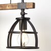 Applique Brilliant Matrix Legno scuro, Nero, 1-Luce