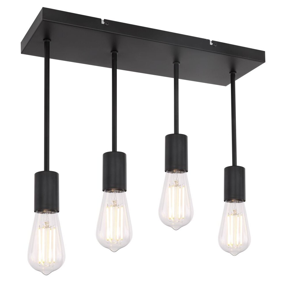 Globo DORBA Plafoniera Nero, 4-Luci main product photo