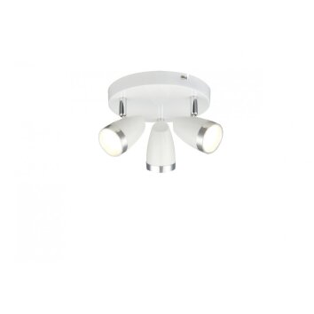 Faretto LED bar plafoniera sfere di vetro illuminazione cameretta lampada  orientabile Globo 54347-4
