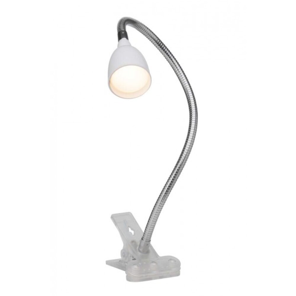 Brilliant Anthony Lampada da tavolo con pinza *69188 Lampada da Tavolo con  morsetto * 67895 LED Bianco G92936/05