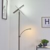 Cazis Lampada da terra LED Nichel opaco, 3-Luci