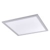 Leuchten Direkt FLAT Plafoniera LED Argento, 1-Luce