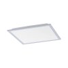 Leuchten Direkt FLAT Plafoniera LED Argento, 1-Luce