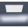 Leuchten Direkt FLAT Plafoniera LED Argento, 1-Luce