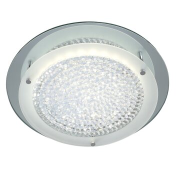 Mantra CRYSTAL MIRROR Plafoniera LED Cromo, 1-Luce