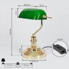 Lampada ministeriale Oro, Verde, Ottone, 1-Luce