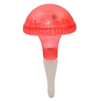 Konstsmide Pilz Illuminazione viale LED Rosso