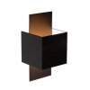 Lucide Cubo Applique Nero, 1-Luce