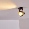 Rahway Plafoniera Nero, 1-Luce