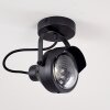 Rahway Plafoniera Nero, 1-Luce
