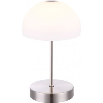Globo Lampada da tavolo LED Nichel opaco, 1-Luce