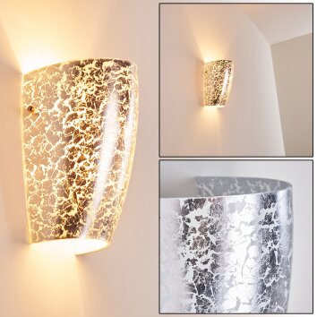 Severo Applique Argento, 1-Luce