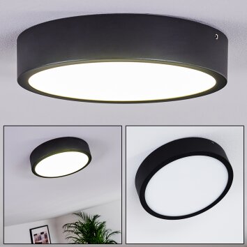 Kragos Plafoniera LED Nero, 1-Luce