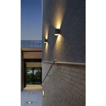 Eco-Light DODD Applique LED Antracite, 2-Luci