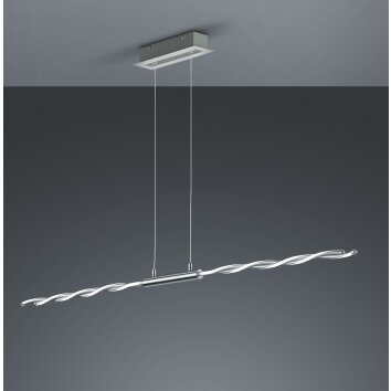 Trio-Leuchten Portofino Lampada a Sospensione LED Cromo, 4-Luci Trio-Leuchten Portofino Lampada a Sospensione LED Cromo, 4-Luci