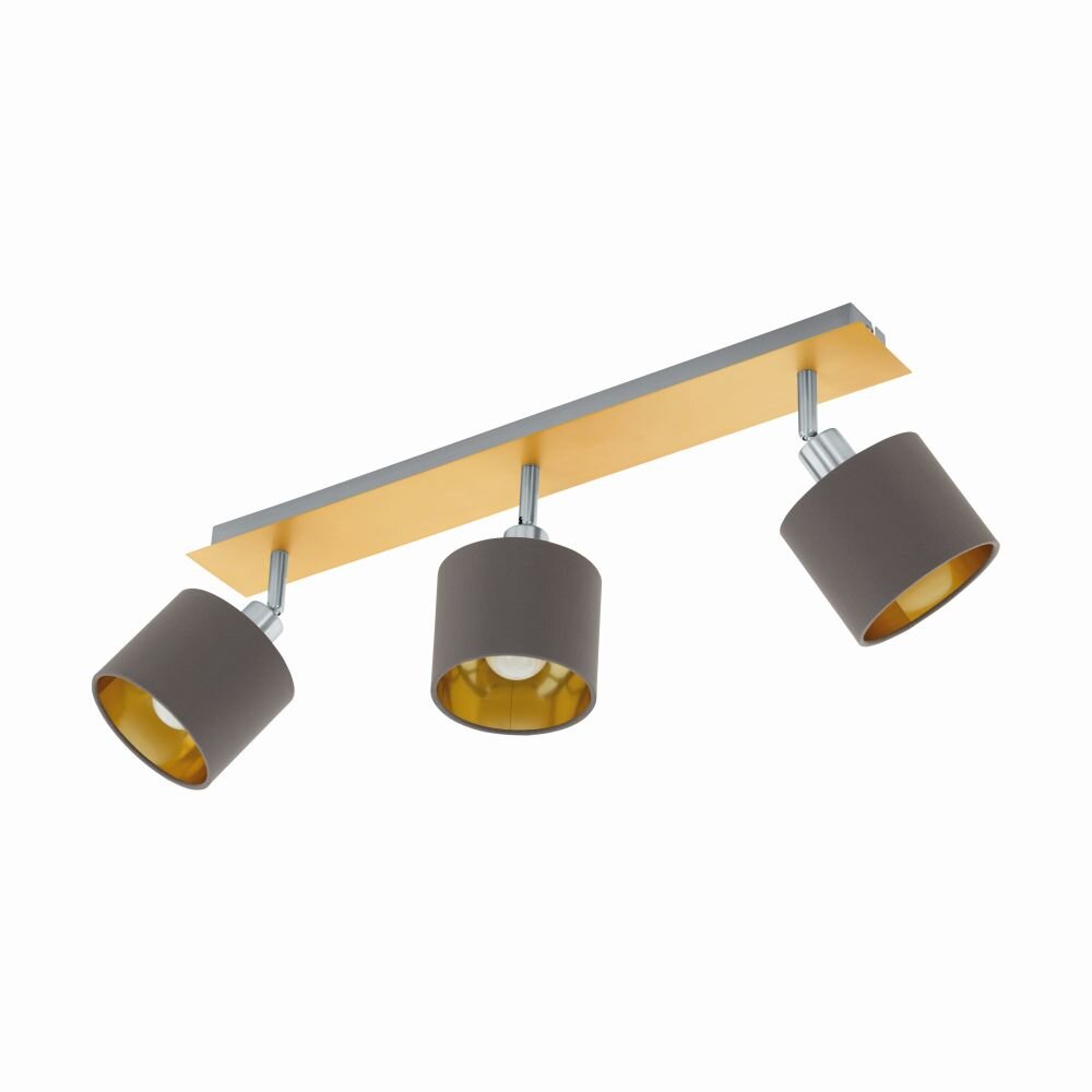 Eglo VALBIANO Faretto Ottone, Nichel opaco, 3-Luci main product photo