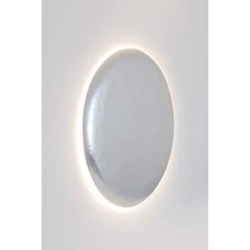 Holländer MALTES Applique LED Argento, 1-Luce