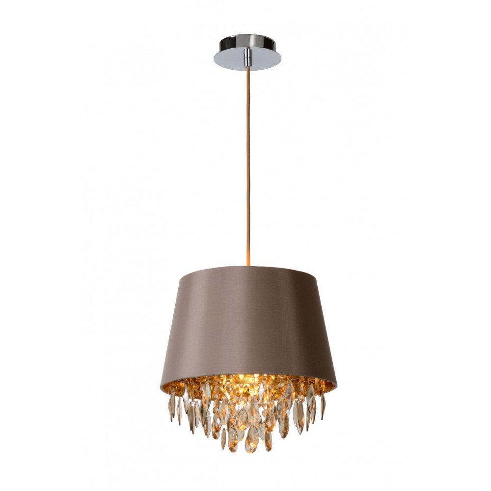 Lucide DOLTI Lampadario a sospensione Marrone, 1-Luce main product photo