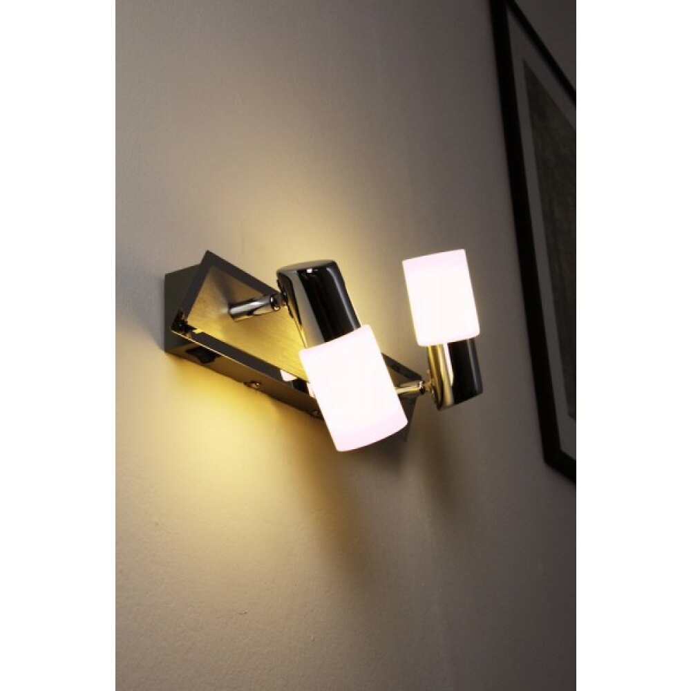 Trio Applique LED Alluminio, Cromo, Acciaio inox, 2-Luci main product photo