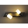 Trio Applique LED Alluminio, Cromo, Acciaio inox, 2-Luci