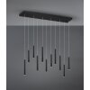 Trio Tubular Lampada a Sospensione LED Nero, 11-Luci