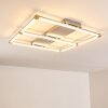 Beken Plafoniera LED Nichel opaco, 1-Luce