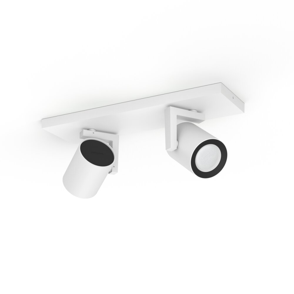 Philips Hue Ambiance White & Color Argenta Faretto da soffitto Bianco, 2-Luci, Cambia colore main product photo
