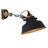 Steinhauer Mexlite Applique Nero, 1-Luce