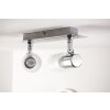 Brilliant LED Faretto da soffitto Cromo, Bianco, 2-Luci