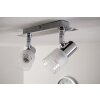 Brilliant LED Faretto da soffitto Cromo, Bianco, 2-Luci