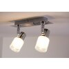 Brilliant LED Faretto da soffitto Cromo, Bianco, 2-Luci