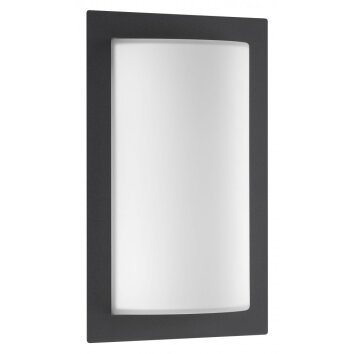 LCD Applique per esterno LED Antracite, 1-Luce, Sensori di movimento