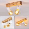 Barbengo Plafoniera Legno chiaro, Bianco, 2-Luci