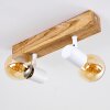 Barbengo Plafoniera Legno chiaro, Bianco, 2-Luci