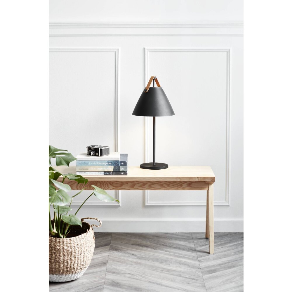 Design For The People by Nordlux STRAP Lampada da Tavolo Nero, 1-Luce main product photo