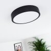 Kragos Plafoniera LED Nero, 1-Luce