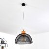 Besancon Lampadario a sospensione Marrone, Nero, 1-Luce