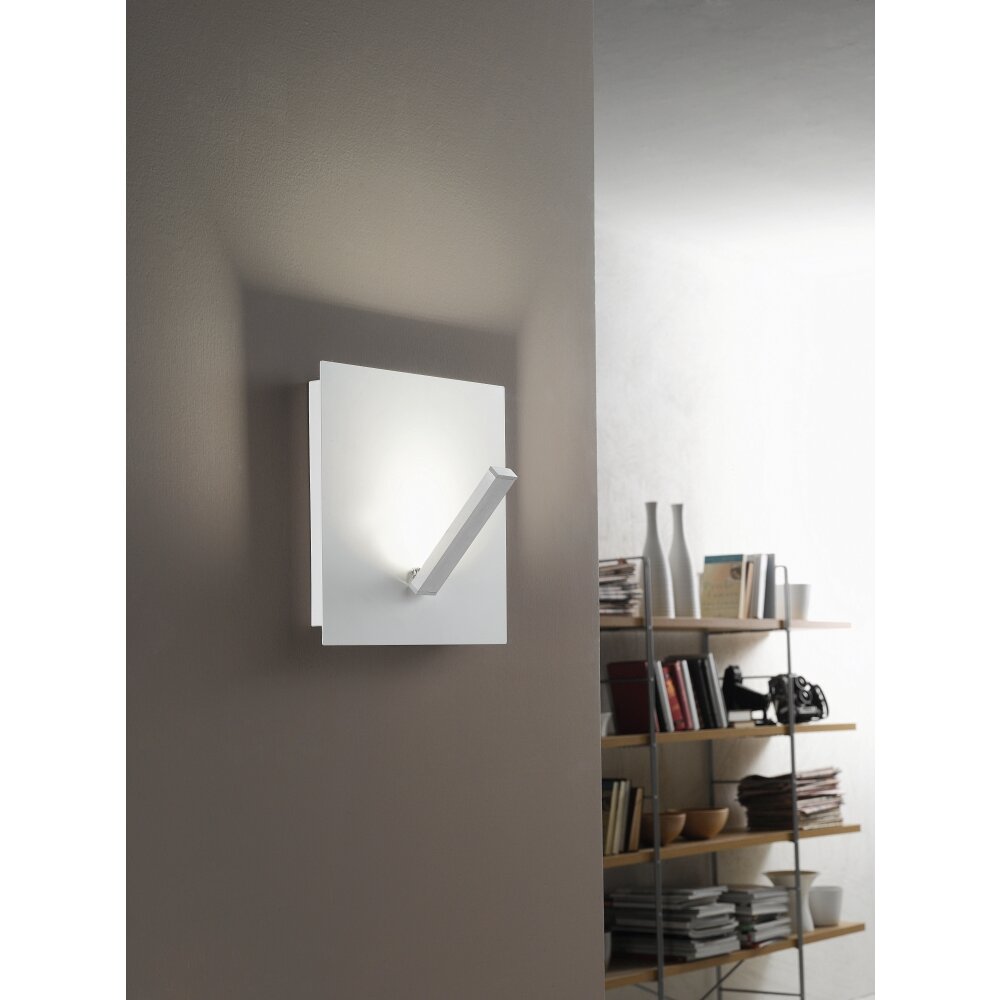 Fabas Luce Agia Plafoniera LED Bianco, 1-Luce