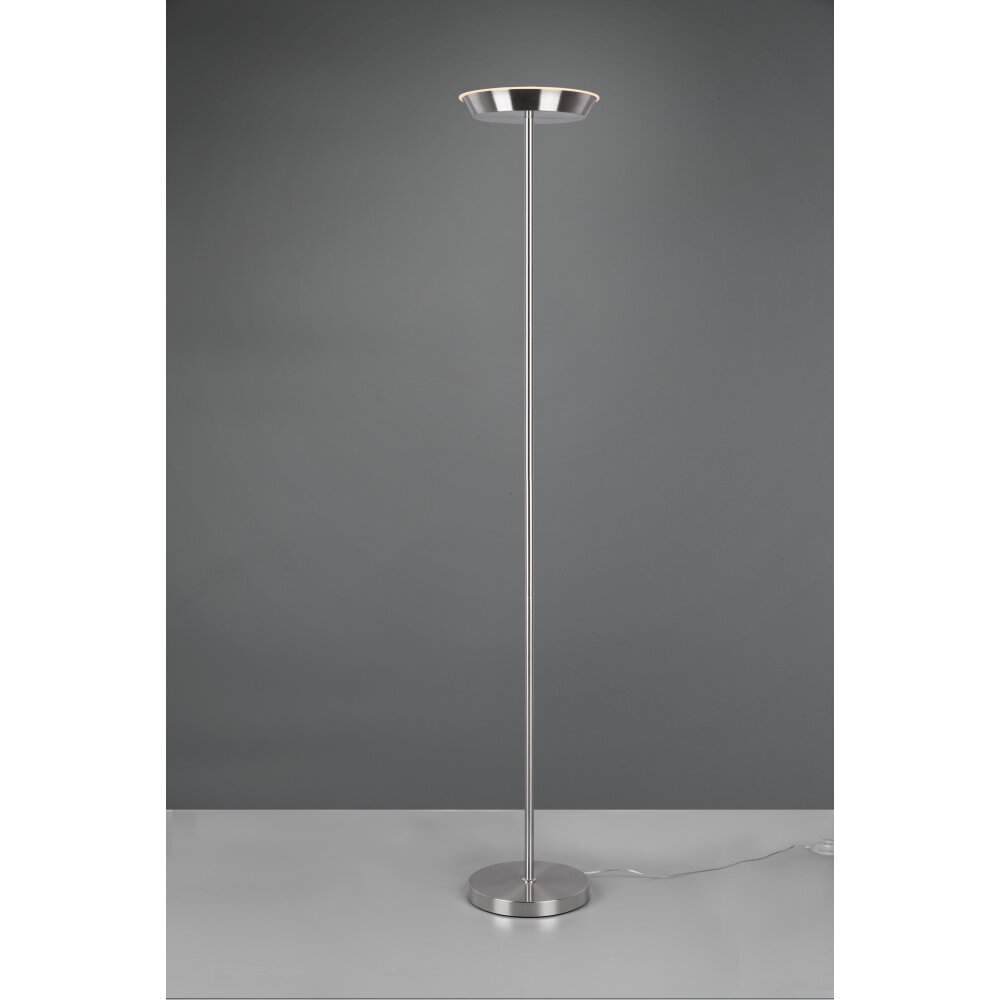 Reality Swona Lampada da terra LED Nichel opaco, 1-Luce, Telecomando main product photo