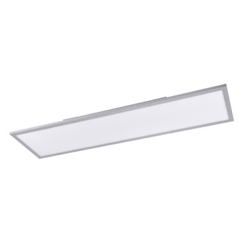 Leuchten Direkt FLAT Plafoniera LED Argento, 1-Luce